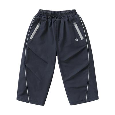 右欧儿童加绒伞兵裤保暖长裤