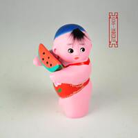 Tianjin clay figurines Zhang colorful Clay figurines, wedding mascots, wedding dolls, Little Hundred children, handcrafted traditional wedding room gifts thumbnail 6