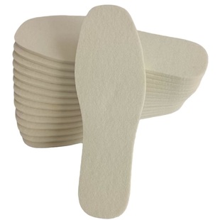 加厚保暖毛毡鞋垫吸汗透气舒适防臭兔毛绒可裁剪男女鞋毡子棉鞋垫