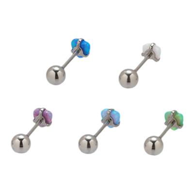 钛钢简约澳宝女女生耳钉耳骨钉