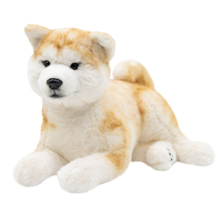 Chongker仿真秋田犬狗狗玩偶公仔小狗毛绒玩具送女孩儿童生日礼物