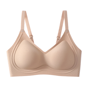 内衣女小胸聚拢秋冬季软支撑性感运动显大承托修身无痕收副乳文胸