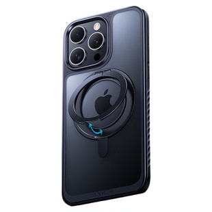Anker安克苹果16promax手机壳磁吸充电气囊保护支点壳可旋转支架壳适用iphone15promax/iPhone16pro保护套