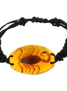 手工编绳复古手饰简约人工琥珀