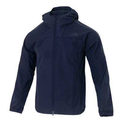 阿迪达斯男加绒保暖夹克外套