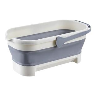 家用长款可折叠拖把桶长方形卫生间拖地桶海绵拖把清洗桶免手洗