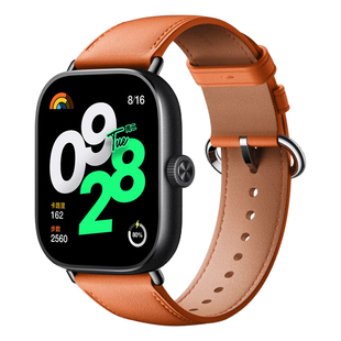 适用红米watch6表带真皮红米手表watch5表带8pro小米手环9pro小米watchs4表带s3男女s1pro新款color2运动智能