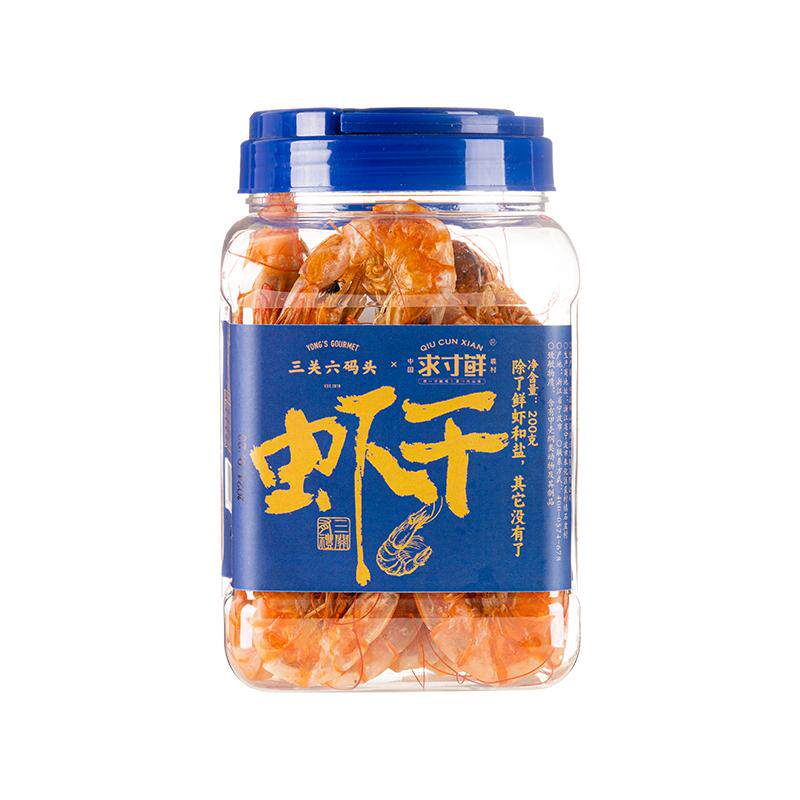 三关六码头虾干200g/罐
