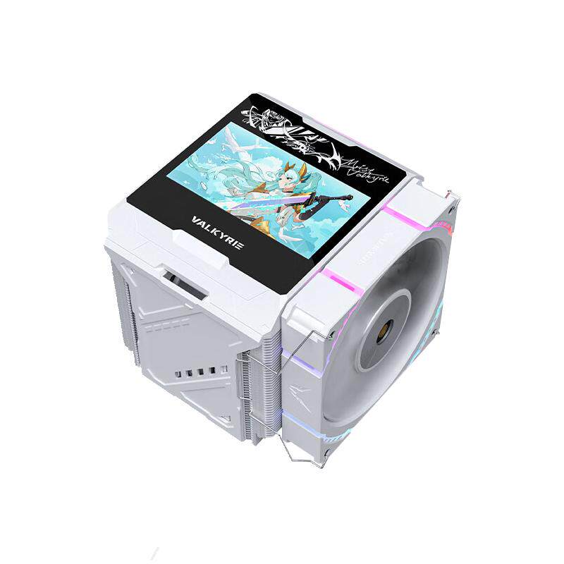 VK瓦尔基里DX140 AMD优化版风冷CPU散热器屏显双塔8热管全铜底
