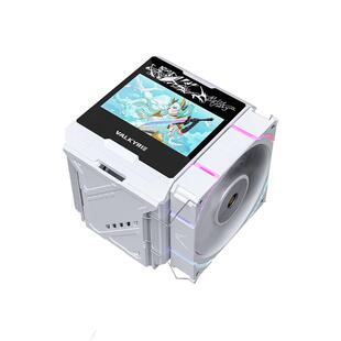 VK瓦尔基里DX140 AMD优化版风冷CPU散热器屏显双塔8热管全铜底