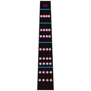 儿童成人初学者小提琴指位贴指板把位贴纸练琴音阶音准音位指法贴