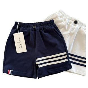 儿童短裤外穿2026夏季新款宝宝纯棉中裤宽松潮男童tb五分裤女薄款
