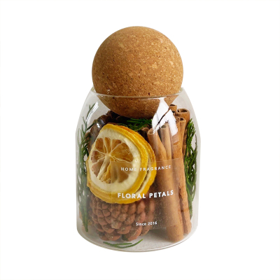 聚财能量瓶肉桂生财干花花束礼盒