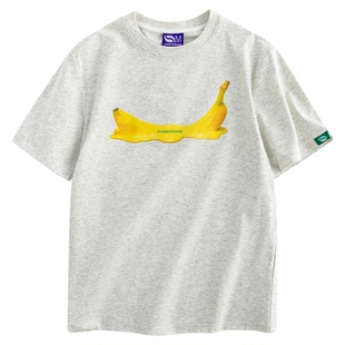 riverstone Plus 溶解水果印花短袖女夏季宽松索罗那抑菌冰皮T恤