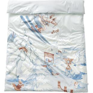 贝肽斯婴儿床豆豆绒被套a类宝宝被罩儿童纯棉120x150cm幼儿园专用