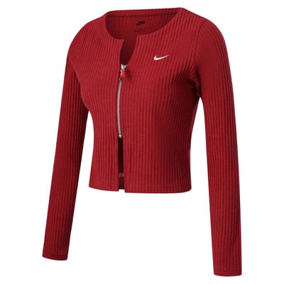 女子运动鱼骨衣V领修身透气