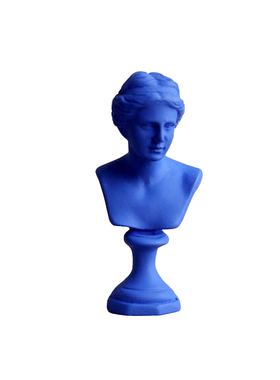 m1988粉色蓝色树脂罗马头像人像