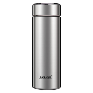 304不锈钢保温杯男商务办公过滤泡茶水杯礼品定制刻字杯子500ml