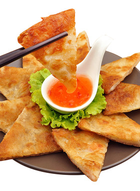 月亮虾饼泰式鲜虾小吃下午茶