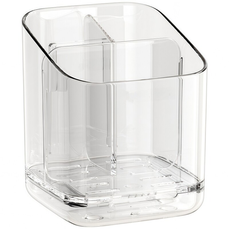 壁挂牙刷收纳架分格可拆卸卫生间置物架免打孔浴室多功能收纳神器