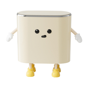 卫生间垃圾桶家用新款卫生桶带盖大容量厕所夹缝专用放纸篓高颜值