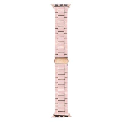 小众夏天树脂金属适用iwatch表带
