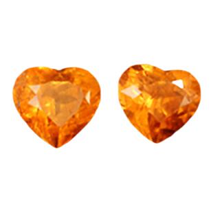 FD3天然芬达配对彩色锰铝石榴石18K金镶嵌戒指吊坠耳环手链精品