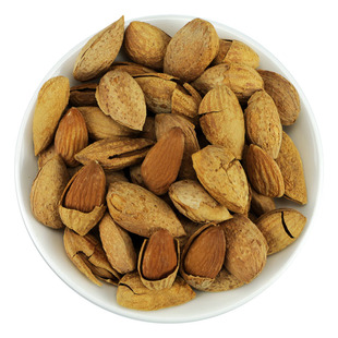 坚果巴旦木杏仁盐焗原味袋装包邮500g薄壳手剥孕妇干果新货