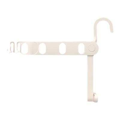 多功能便携晾衣架可折叠多孔设计