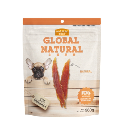 麦富迪狗狗零食鸭胸肉干360g磨牙棒比熊泰迪小型犬训练宠物鸡肉干