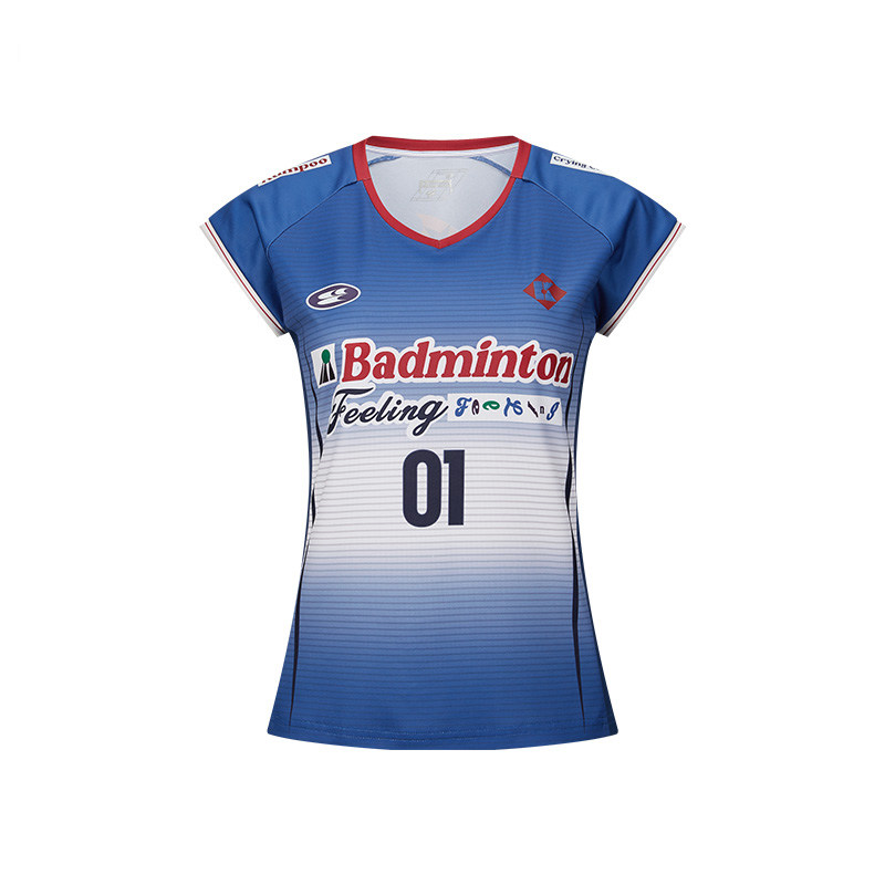薰风2026新款羽毛球服女生速干运动服短袖t恤哭喊中心联名款赛服