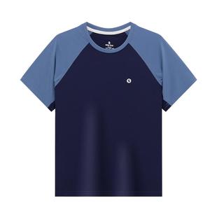 儿童短袖T恤男童夏装运动速干衣薄款上衣跑步夏天2025新款训练服