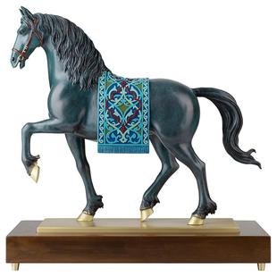 铜师傅《安达卢西亚马》办公室铜马摆件 家居装饰品 搬家开业礼物