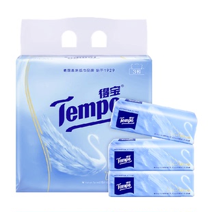【4层也能柔软出众】Tempo/得宝Velvet臻享天鹅绒软抽婴儿可用M码