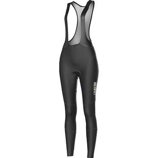 兰帕达女5-15度秋冬抓绒骑行背带长裤保暖防紫外线加绒自行车霞绯