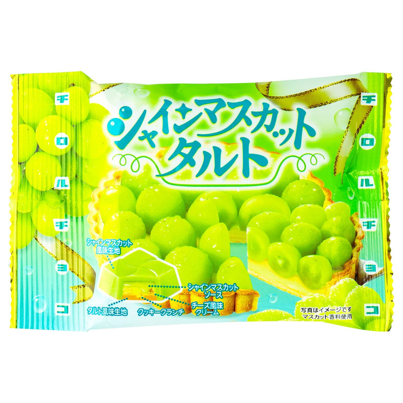 日本进口松尾Tirol巧克力青提挞味糯米糍夹心巧克力休闲甜食袋装