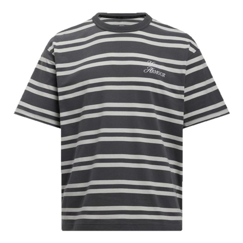 安德玛官方UA春夏Sports Club男女情侣运动休闲短袖T恤6006003