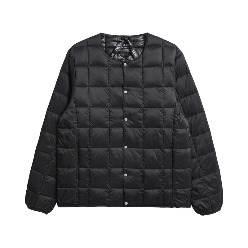 Taion104军事绗缝圆领羽绒服