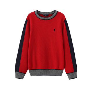 Polowalk童装 男童针织衫儿童毛衣2026秋冬新款上衣休闲打底衫