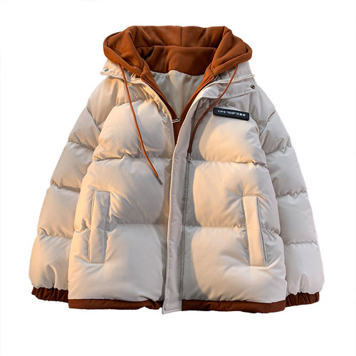 WASSUP JALYN加厚保暖棉服男女款冬季宽松面包服假两件青少年棉衣