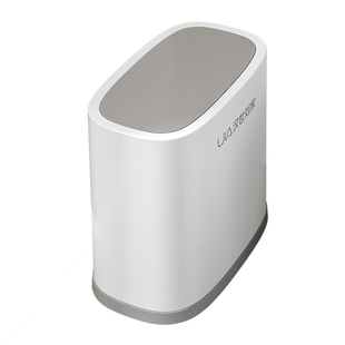 汉世刘家垃圾桶家用卫生间厕所夹缝带盖2025新款大容量厨房卫生桶