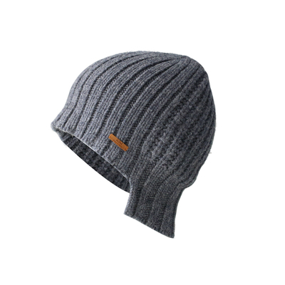 设计感双面可戴100%羊毛帽子护耳