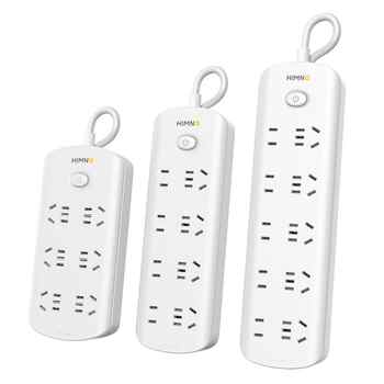 喜美诺排插插座面板多孔排插家用宿舍接线板插排国标线板延长线实付12.3元到手包邮