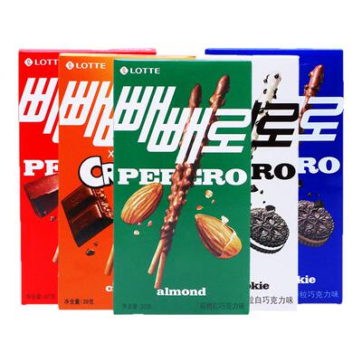 韩国进口乐天派派乐饼干棒