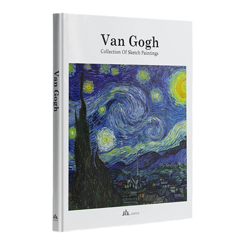 熙思van gogh艺术画册样板间装饰品客厅书房桌面软装创意摆件真书