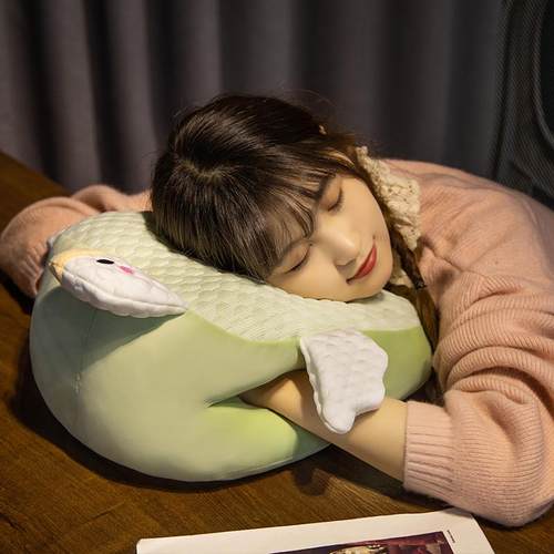 午睡枕护颈枕小学生趴睡枕办公室桌面睡觉抱枕儿童午觉小枕头夏季
