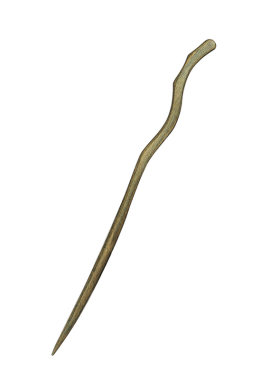 绿檀桃木黑檀加长款发簪盘发30cm