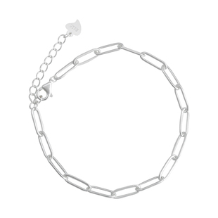 素链925纯银细手链女ins冷淡风气质简约百搭韩国学生个性网红手饰