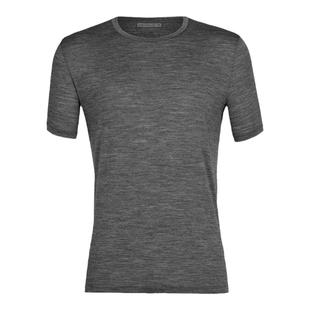 新西兰Tech美利奴羊毛男士短袖圆领ICEB户外休闲纯色t恤速干透气
