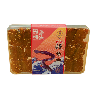 悦观潮即食香辣鳗鱼片120g